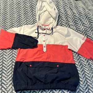 Columbia colorblock pullover 1/4button Jacket